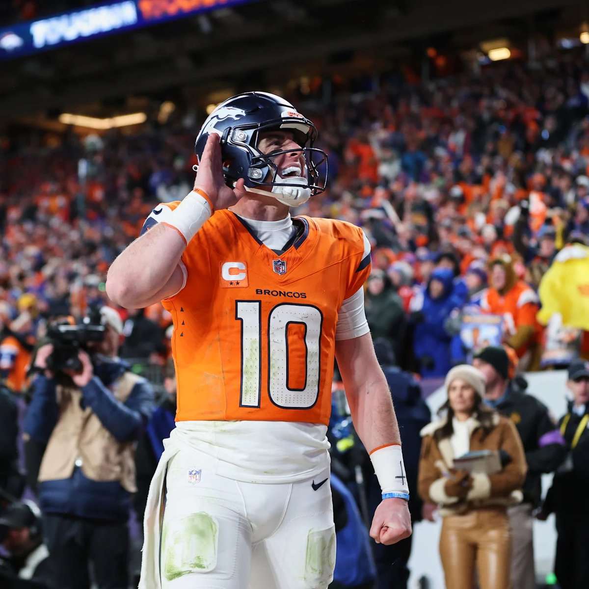SleeperBroncos's tweet image. A game we will never forget from Bo Nix and his first playoff win

Got the Broncos back to the AFCCG for the first time since 2015

Outplayed Josh Allen and was the better QB

Had to overcome massive drops and injury problems to his supporting cast

CLUTCH on the 4Q TD Drive…