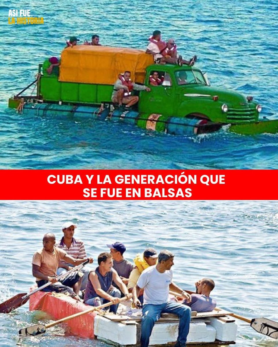 Durante décadas, el régimen cubano intentó vender al mundo la imagen de una revolución exitosa, orgullosa y autosuficiente. Sin embargo, mientras la propaganda hablaba de dignidad y resistencia, miles de cubanos tomaban una decisión extrema: lanzarse al mar en balsas