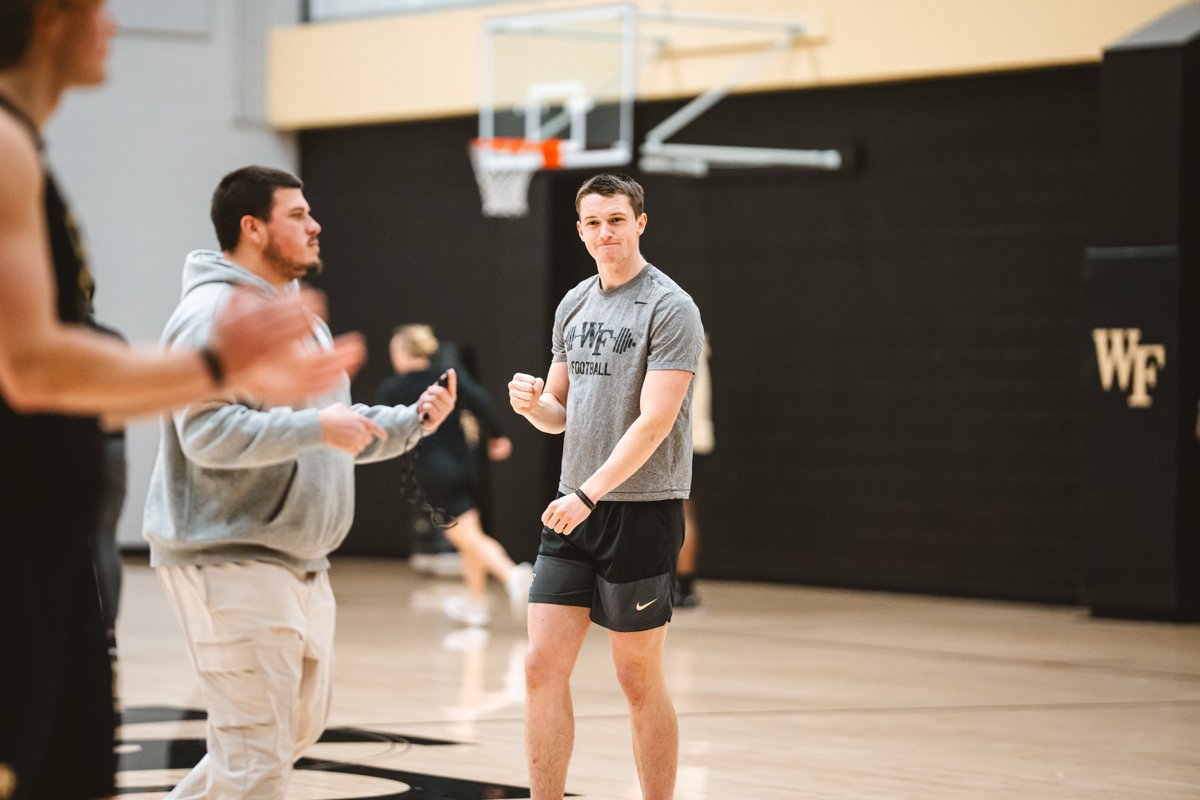 Rolling the ball out there on day one 🏀