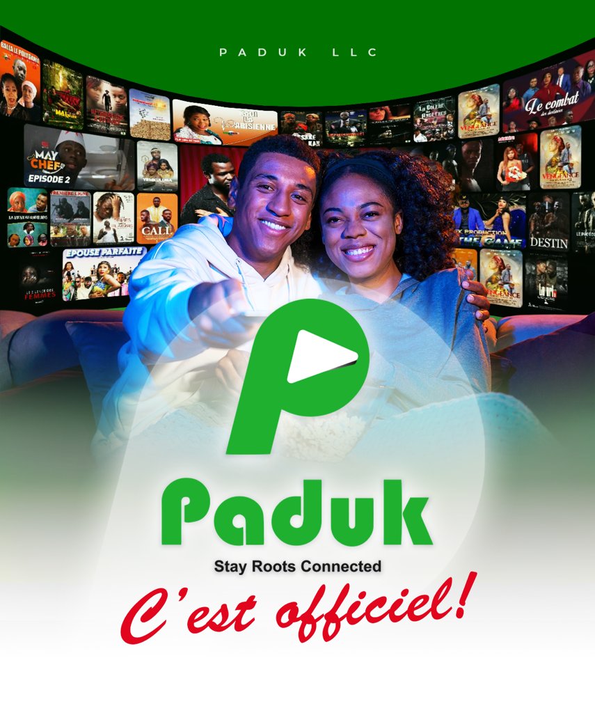 Padukstream's tweet photo. 🎬 C’est officiel !

Paduk est désormais disponible en Afrique 🇧🇯🇧🇫🇨🇲🇨🇩🇨🇮🇬🇦🇸🇳🇹🇬
Films &amp; séries africains, au même endroit.

👉 Abonne-toi : https://t.co/KstVwDSBjL
🌍 #StayRootsConnected

#Paduk #CinemaAfricain #StreamingAfricain https://t.co/khyoCwJDGe