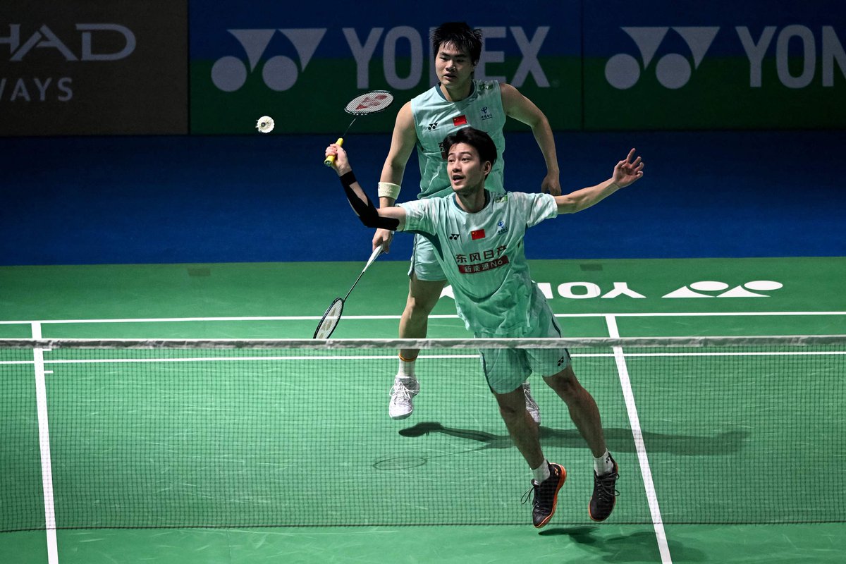 CGTNSportsScene's tweet photo. 🏸Champions Again at the #IndiaOpen!

🇨🇳 Liang Weikeng &amp; Wang Chang rally back in style to claim the men’s doubles title 💪🔥

📊 Defeat Japan’s Hiroki Midorikawa / Kyohei Yamashita 17-21, 25-23, 21-16

🏆 Their second India Open crown, after lifting the trophy in 2023 👏✨ https://t.co/Yd1jH55M4z