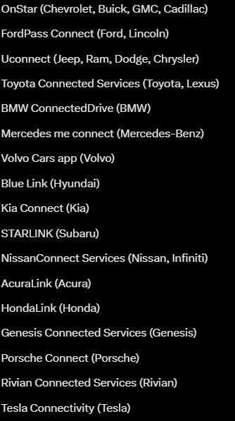 <a href="/iluminatibot/">illuminatibot</a> any car with factory "internet/phone" features may be shutdown or subject to other remote operations by anyone that has access or enough power (not just one agency, i seen a video of a police chase of a chevrolet, police contacted OnStar &amp; told them to shutdown the suspects car)