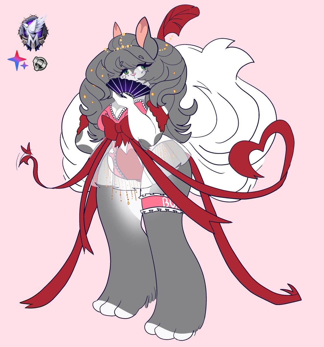 finally finished Pipsqueak sister! Her name is Lola 
she's a showgirl who works with mockingbird, she mostly focused on manipulating people and being seductive, i yumeship her with hugo as well,,
she doesn't look like a ZZZ oc, but neither does pipsqueak sooo 
#ZZZoc