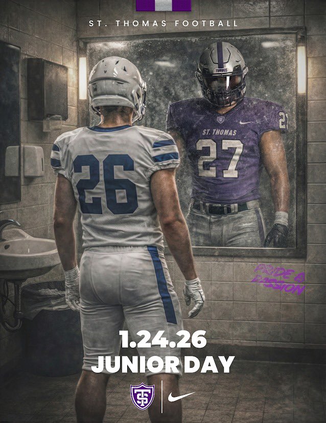 Thank you <a href="/AaronHaigler/">Coach Aaron Haigler</a> for the Junior Day invite! Looking forward to the visit! <a href="/UST_Football/">St. Thomas Football</a>