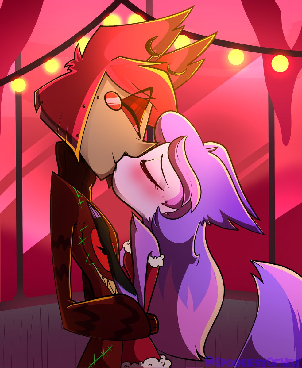I know Christmas was was last month but I want to show this new art <a href="/SpookiestofMilk/">Spooky_Milk 🦋 || Commissions CLOSED</a> made for me. ❤️💜
#HazbinHotel