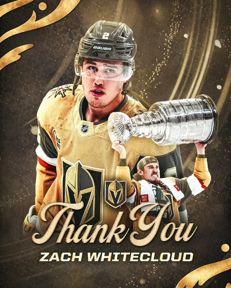 GoldenKnights's tweet image. Thank you for everything, Whitey! ☁️

You’ll always be a Stanley Cup Champion 🏆

#VegasBorn
