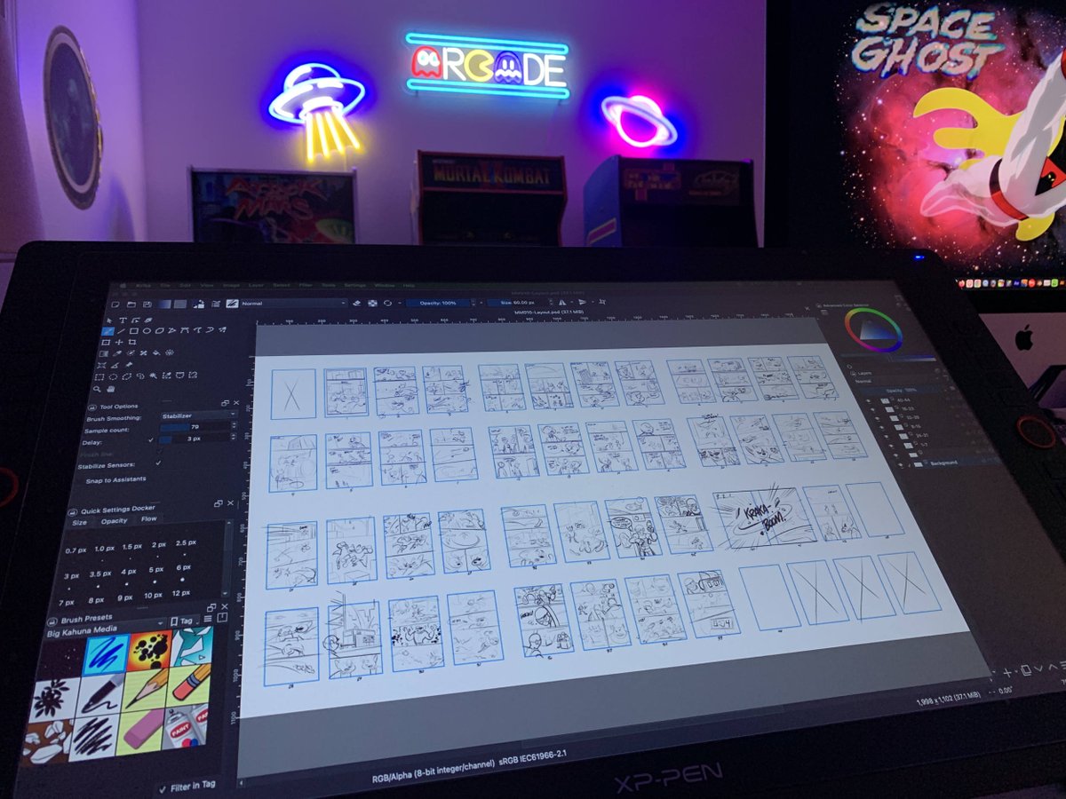 larryrains's tweet photo. Hey everyone!

I hope everyone is having a fantastic New Year.

I’m happy to announce for all of you digital comic book readers out there that Mercury Mouse PDF back issues are now available to purchase year round via my new Ko-Fi shop!

https://t.co/dWNA2RH1b4

Over the holidays I began writing the script and thumbnailing Issue 10, which is shaping up to be a giant-size issue! I'm really excited about working on this one and look forward to sharing it with you soon. I'm aiming for a March Kickstarter release, so stay tuned for more Mercury Mouse!