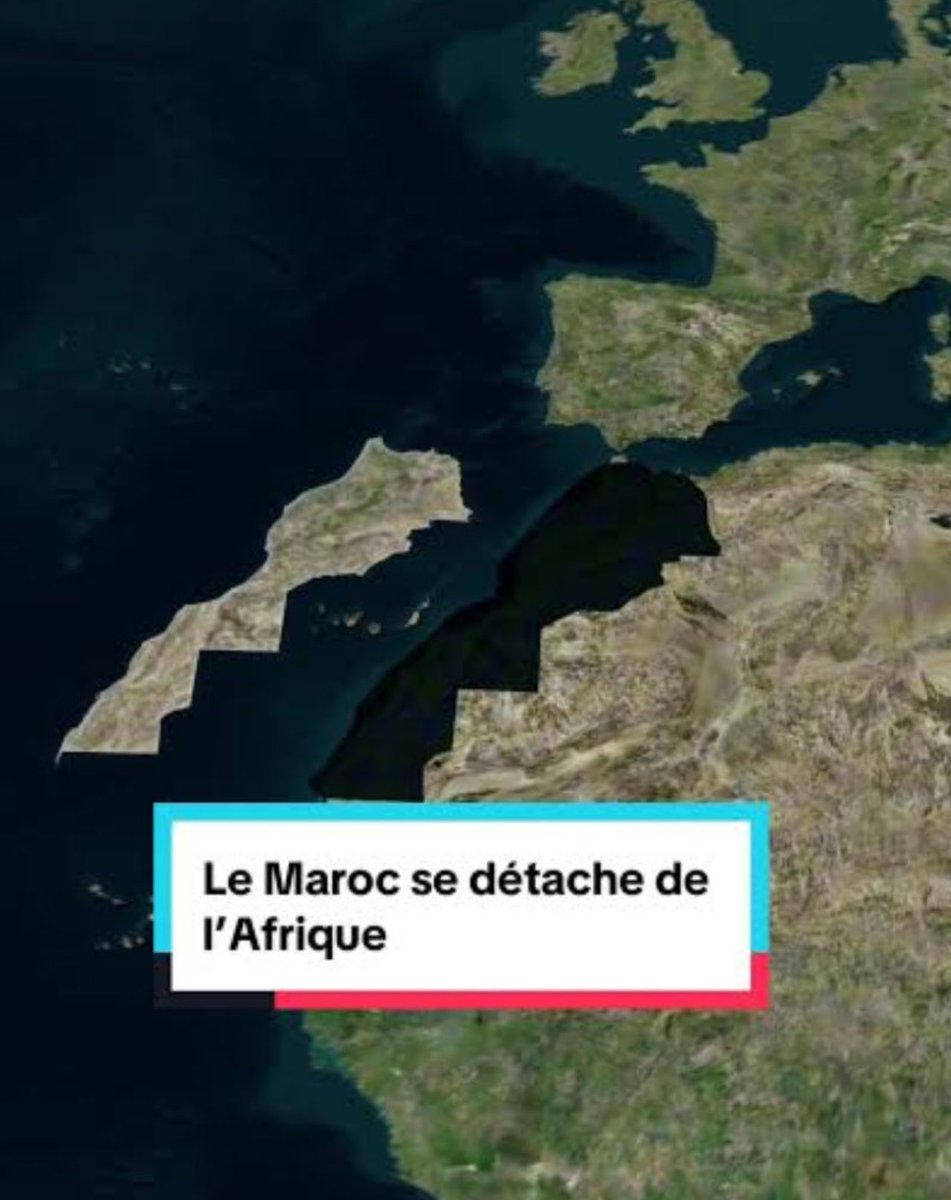 Kidazary's tweet image. Y’allah, fais que les plaques tectoniques nous séparent du continent africain 🤲🏻🤲🏻