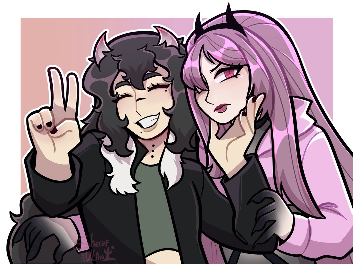 “ smile lilah!!❤️🩷🖤 “

artist🎨: @/Sheriffverynice