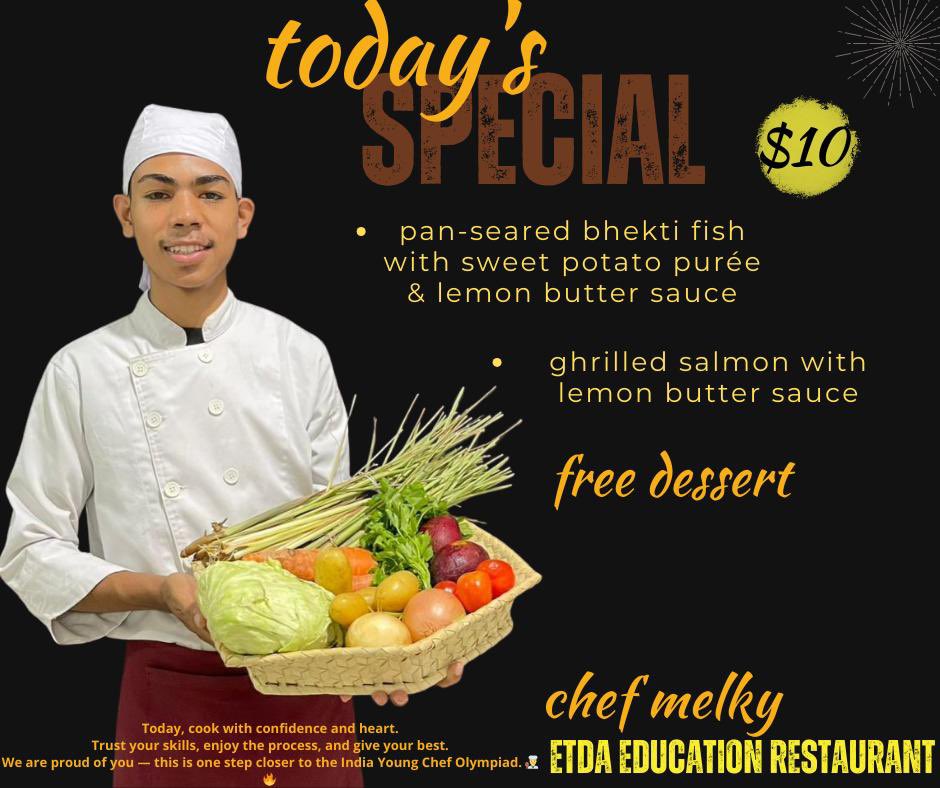 MON 19/1/26 - Today’s menu!