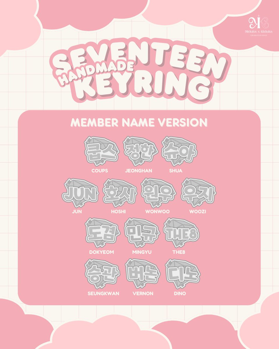 WTS LFB SEVENTEEN CARAT
HANDMADE FELT KEYRING 💕

₱280 each only!

PRE-ORDER NOW ⬇️
🔗 tinyurl.com/SVTxKidults

#SEVENTEEN_NEW_IN_BULACAN