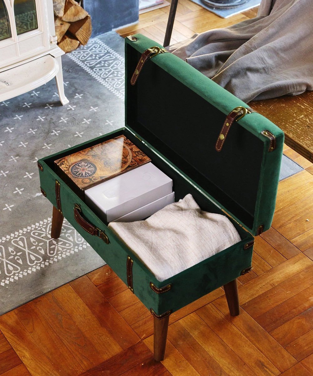 トランク型脚付き収納スツール
発売開始いたしました！

WEB限定ですので、お早めに💨

◎トランク型脚付き収納スツール　¥6,600
palcloset.jp/display/item/S…