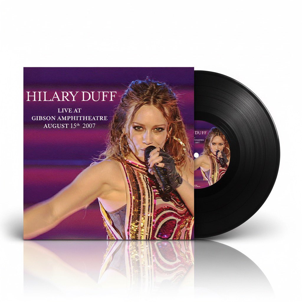A esta altura ya es una necesidad que Hilary Duff edite en vinilo sus discos en vivo.