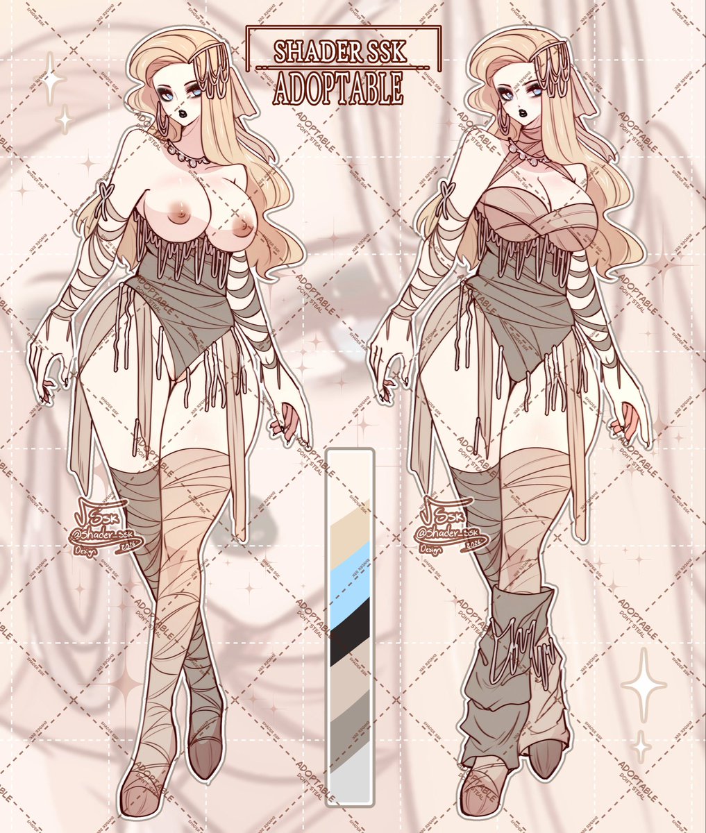 ✦ADOPT✦ MUMMY 

SET PRICE - 75 USD 

✧Rules:

- Hold maximum 2 weeks
- Give me credits for the design
- You can resell at a higher price only if you have extra art
- No refunds
- Personal use [Commercial Use Extra 100 usd]

✧Paypal - Kofi - Transfer (mxn)

#adoptable