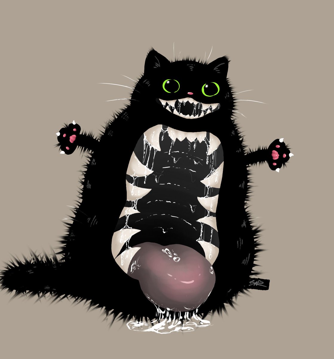 I dreamt about a cat thing