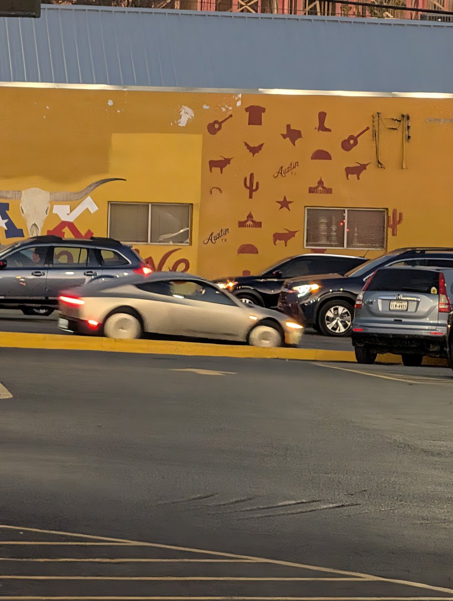 drvrjay's tweet image. Spotted my first CyberCab. 💩 picture but I was on the phone with someone about a boot placed on my car. 🤦🤷😩