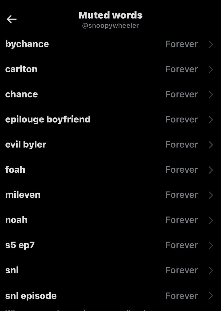 snoopywheeler's tweet image. two new members of my muted words society