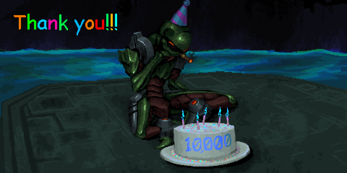 Thank you all for the amazing reception to the demo! We just passed 10,000 wishlists 🥳🎊
It's genuinely a massive honor to see all of your kind words and so many people enjoying the game. We released a small patch today to address some of the bug reports and feedback. Enjoy! 🫡