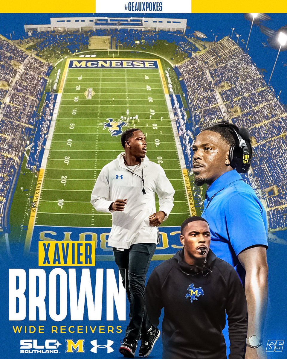 CoachXBrown's tweet image. To My Alma Mater, I Hope I Made You Better! #DVilleForever❤️💙

Same Vision, Different Stage!
It’s Time To Level Up! #GeauxPokes💙🤠