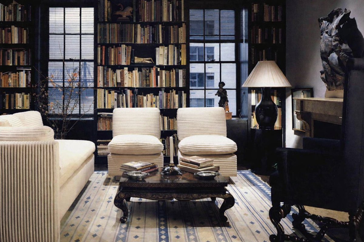 Ortgeist's tweet image. Manhattan apartment, New York City, 1986