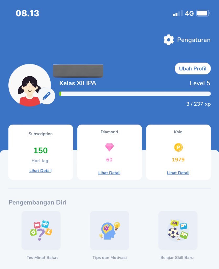 wts akun mipy pahamify paket belajar sampe 17 Juni 2026 + diamond nya bisa 15x TO #zonauang