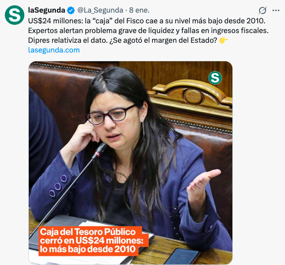 FranciscaVW1's tweet image. Ante la urgencia de ayuda rápida a los damnificados por incendios, no hay que olvidar: Chile registró en 2025 un grave problema de liquidez y el FEES continúa disminuido. Otra prueba más de la importancia de la "responsabilidad fiscal", concepto que la actual Dipres ha ignorado.