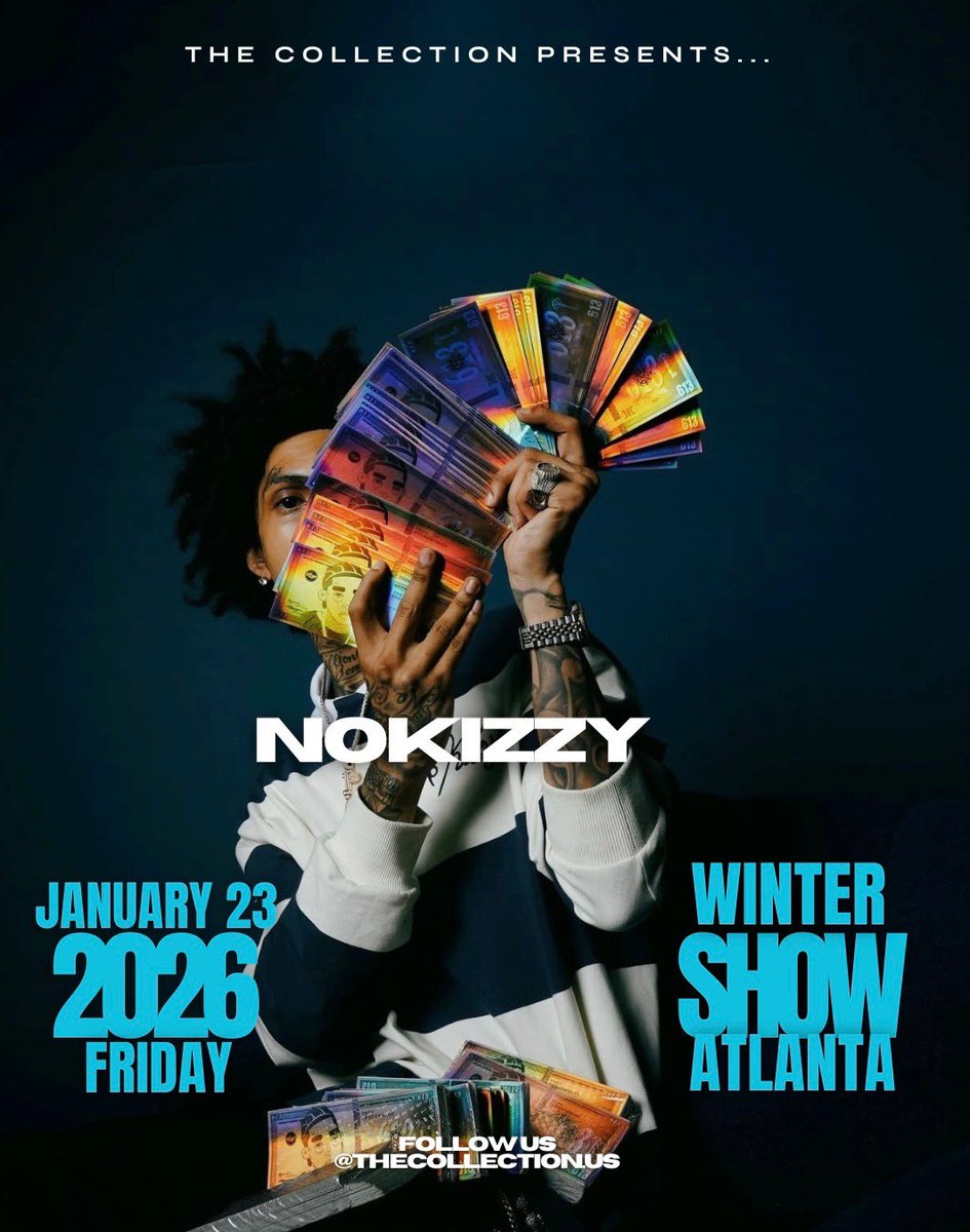 NoKizzyClothing's tweet photo. @NoKizzyClothing Will Be on The Runway This Friday With Some of The HARDEST BRANDS in ATL!!!

THE BIGGEST CELEBRITY FASHION SHOW IS BACK - Hosted by @PappiiQ 

JANUARY 23RD🗓️
585 WELLS ST SW ATLANTA, GA📍
7pm⏰
GET YOUR TICKETS NOW🎟️
LINK IN BIO 📲

#fyp #explore #atl #nokizzy https://t.co/KyxWRKysDO