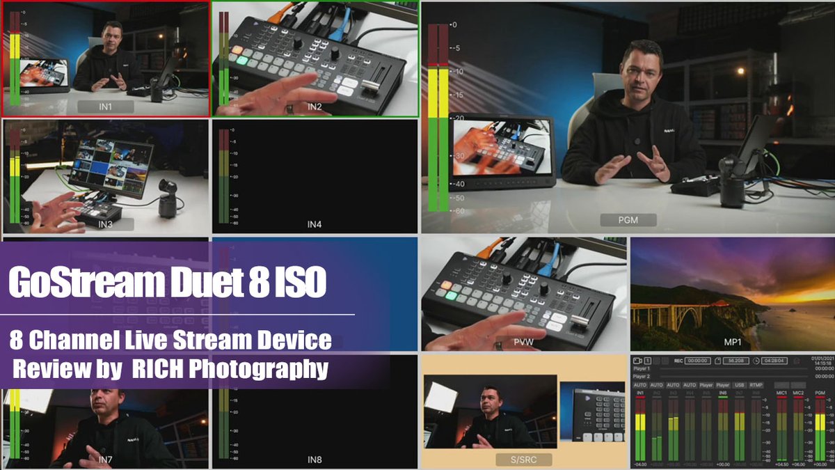 osee_tech's tweet photo. OSEE GoStream Duet 8 ISO -8 Channels Video Switcher Review by RICH Photography, @photographyRICH
https://t.co/uY8mjbyooZ
.
.
#oseetech #oseeGoStream #livestream #livestreaming #videocreator #GoStreamDuet8ISO #isoRecording #multicamera #hdmiswitcher #hdmimixer #livestreamsetup https://t.co/EIfDDtXMvb