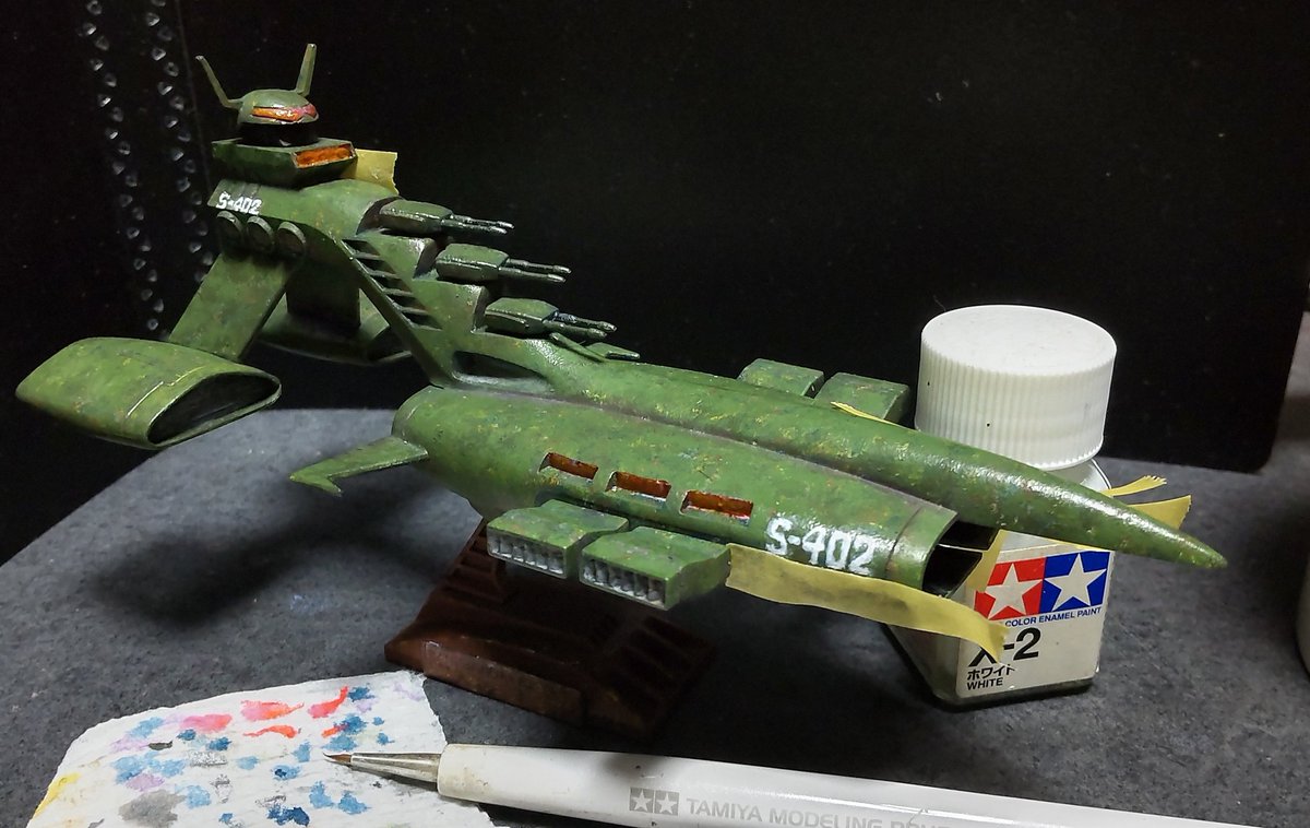 #旧キット
ベストメカコレクション
ムサイ
塗装始める⑨