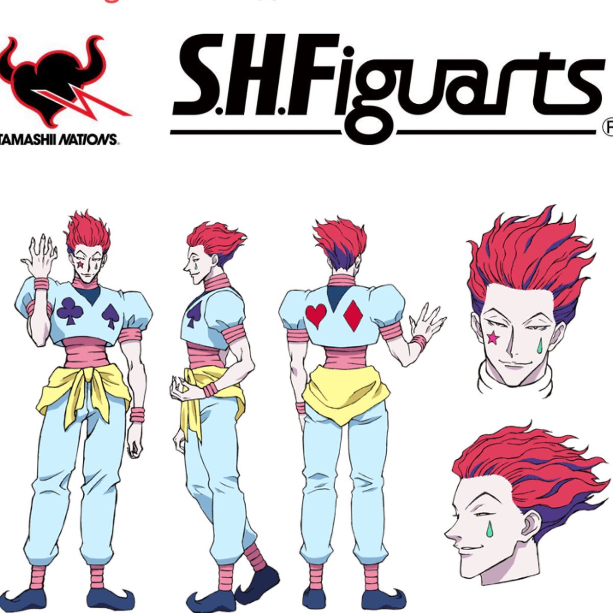 S.H.Figuartsから「ヒソカ」が登場 発売中の「ゴン」「キルア」に使用