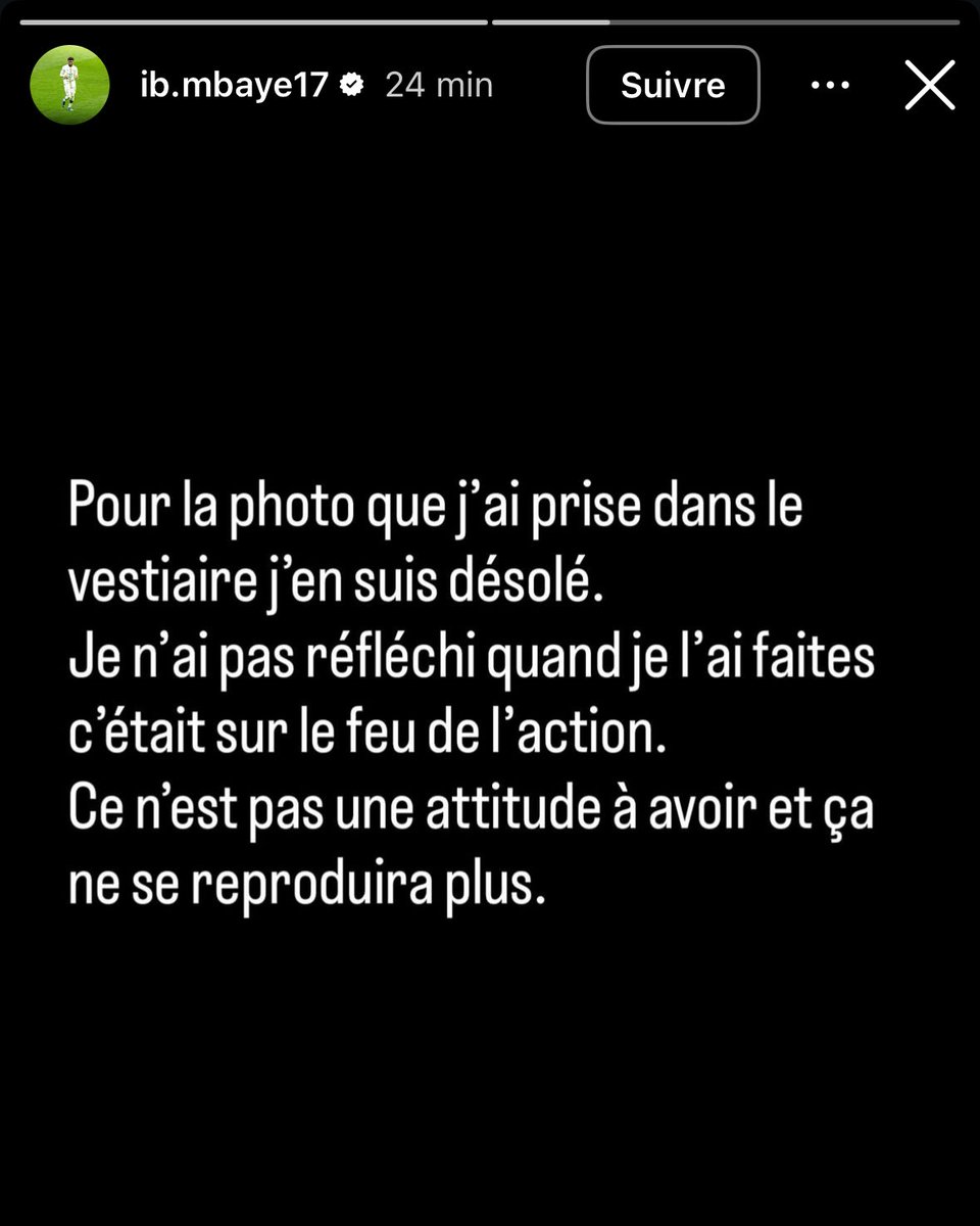 ActuFoot_'s tweet image. 🚨 IBRAHIM MBAYE 🇸🇳 S’EST EXCUSÉ DU SNAP EN STORY ! 😁

📲 IG
