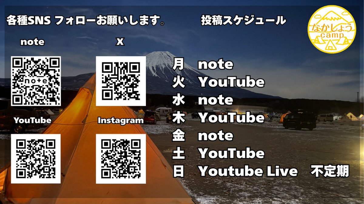 なかしょうcamp tweet media