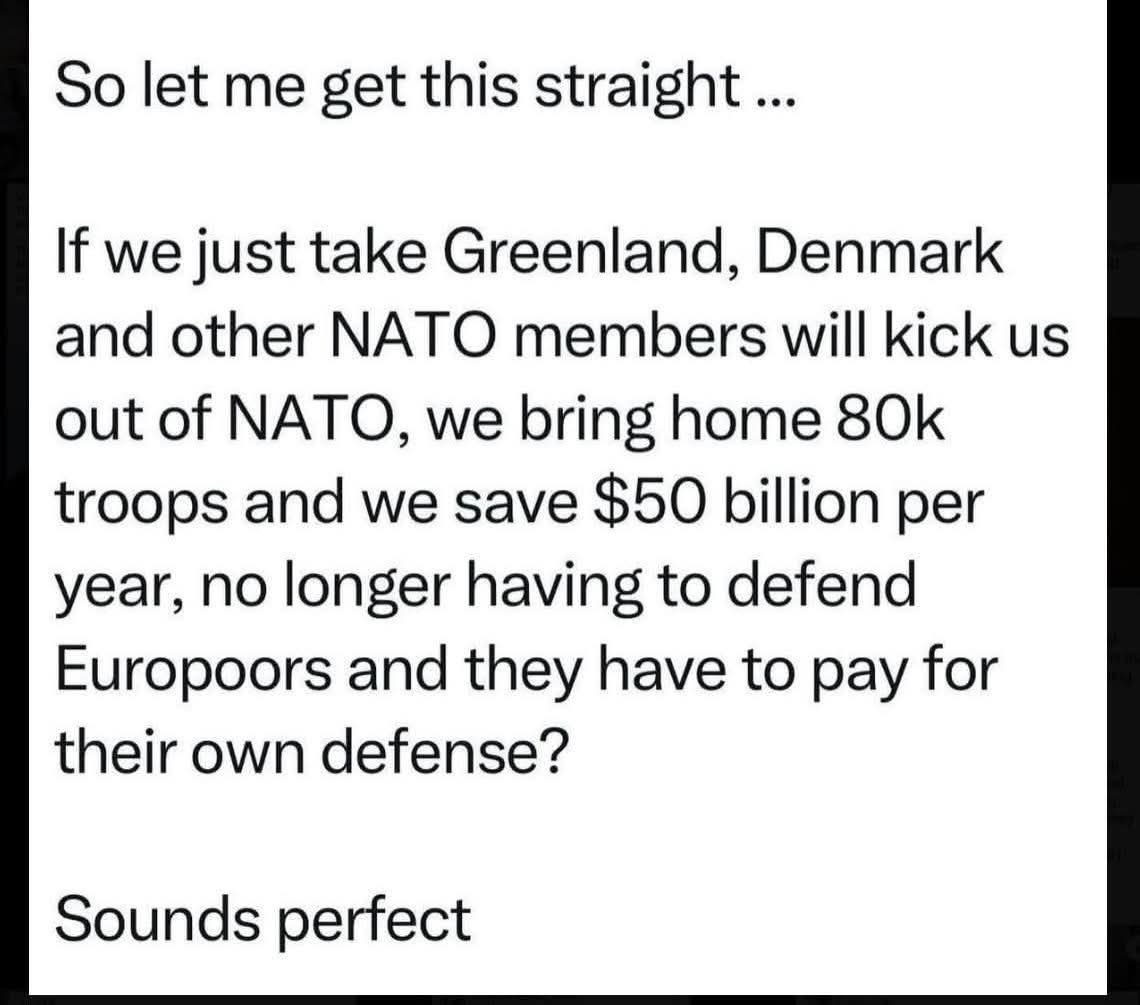 Sassafrass_84's tweet image. That sounds good. Let's do it. I heard greenlanders want to join the USA.