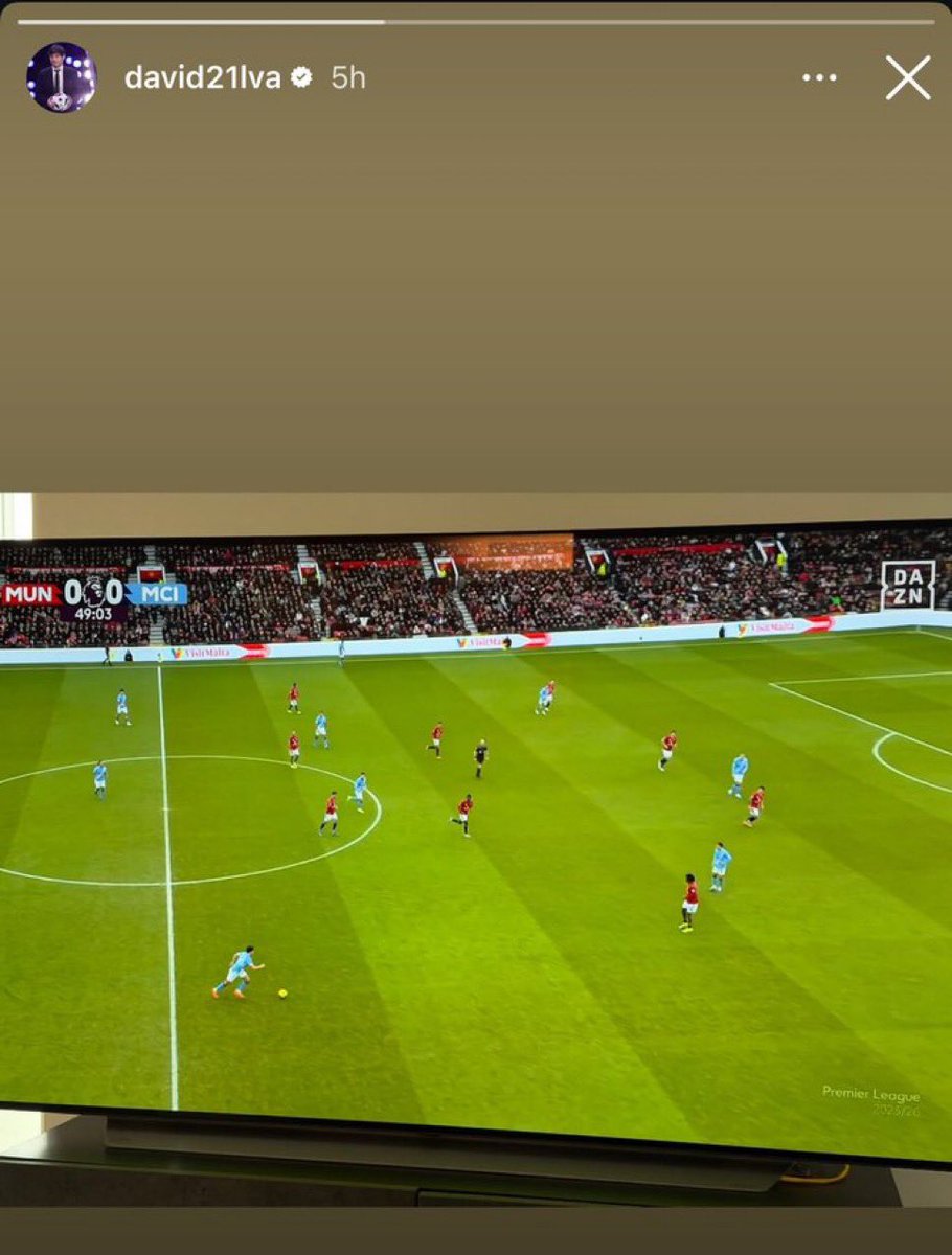 David Silva kemaren nontonnya pasti sambil geleng2🤦🏻‍♂️