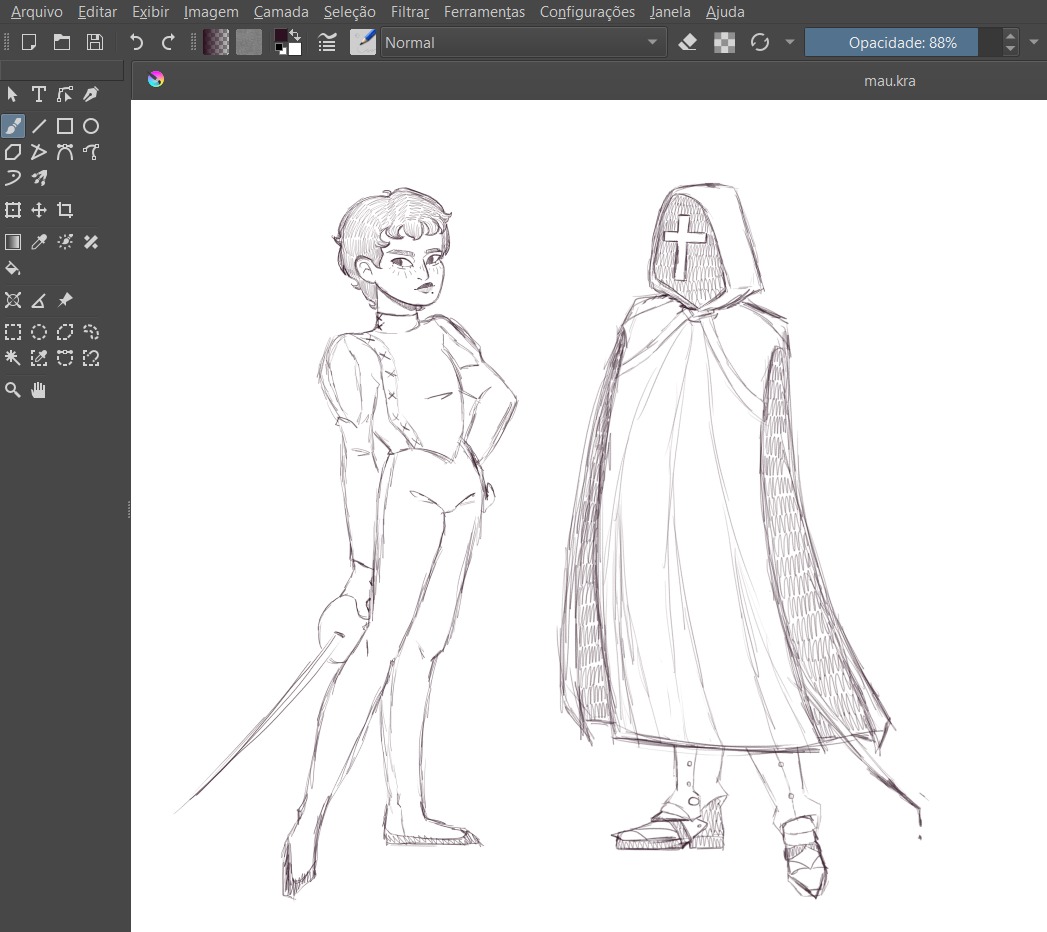 meio que sonhei com uma au medieval de hexatombe