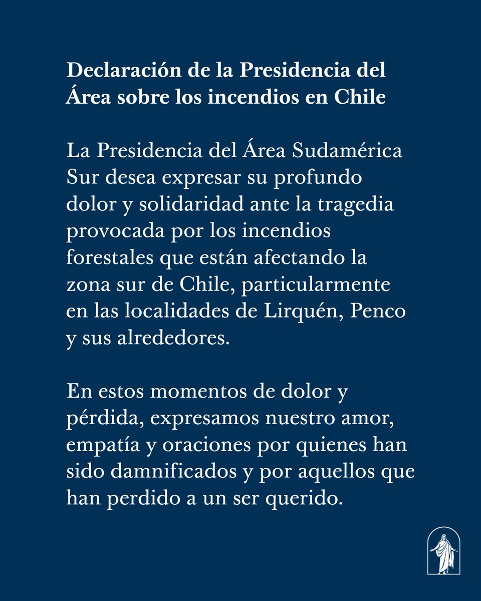 Iglesia de Jesucristo - Área Sudamérica Sur tweet media
