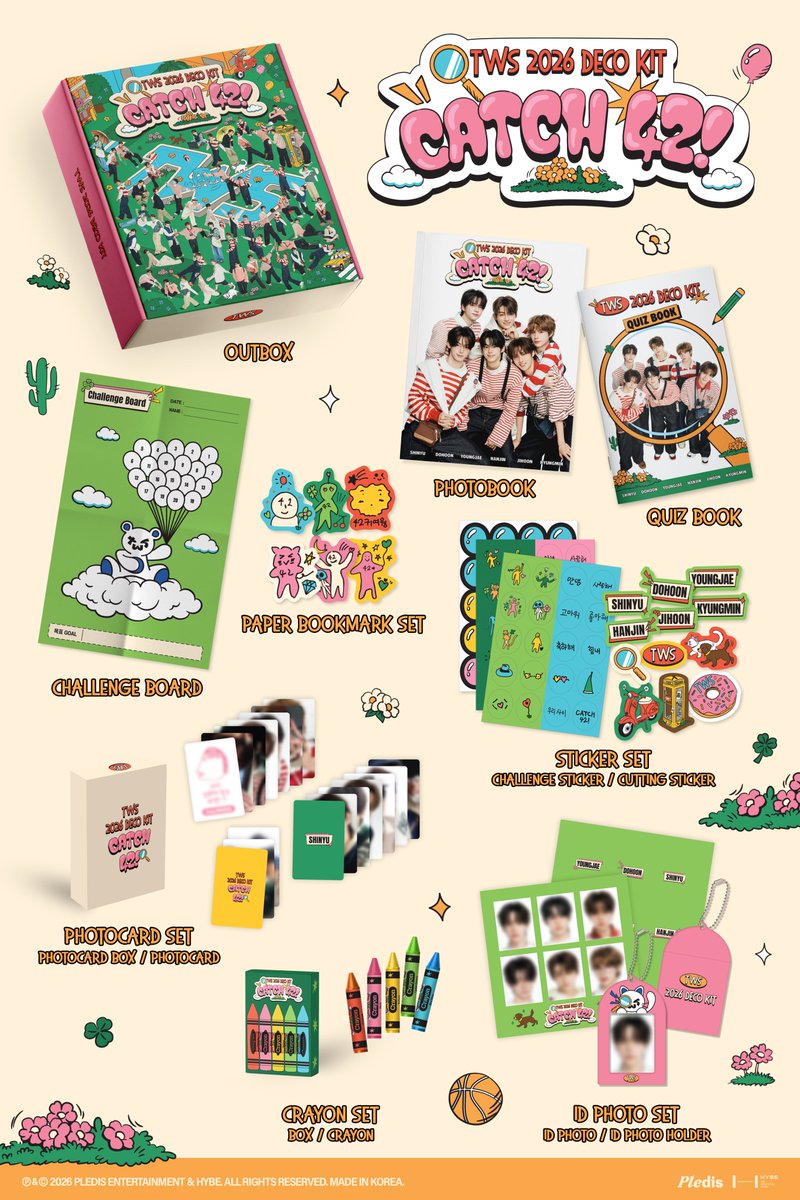 TWS_PLEDIS's tweet image. TWS '2026 DECO KIT' 출시 안내 (+ENG/JPN/CHN)

💙weverse.io/tws/notice/332…
💙PRE-ORDER: 2026.01.20 (KST)

#TWS #투어스 #247WithUs
#TWS2026데코키트