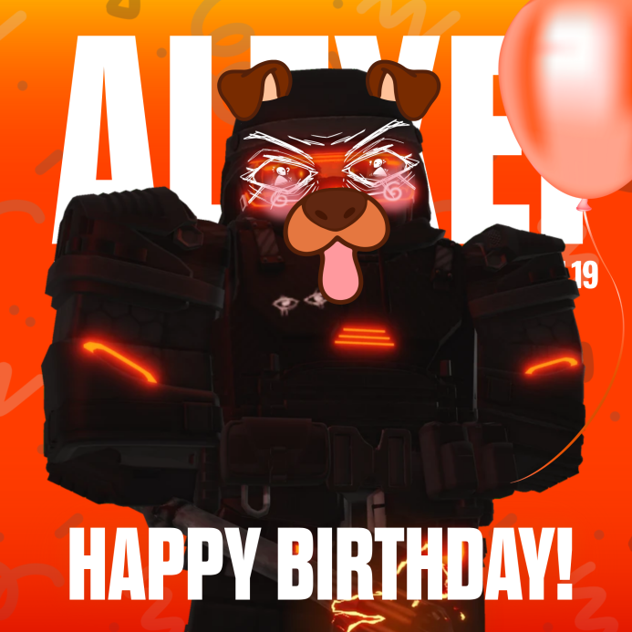 [🍰| BDAY]       
---            
"...kiat i don't like what you did to my face. i dont look scary >:("   
Greet a happy birthday to Alexei, the Watcher! He is the featured killer in the Rift Chapter.
---        
#daybreak2 #robloxdaybreak #Daybreak2 #db2 #ROBLOX
