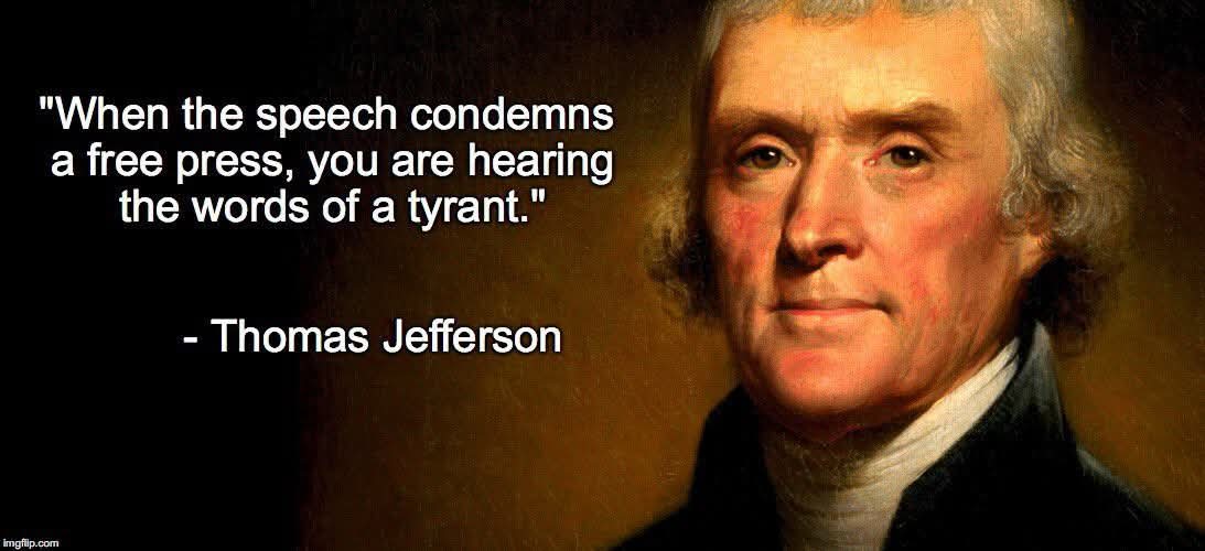 antoniodivine's tweet image. When the #speech condemms a #free #press...
