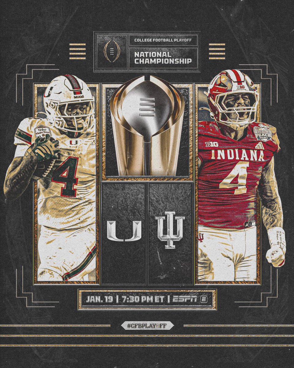 It all comes down to this. 🔜🏆

#CFBPlayoff #NationalChampionship