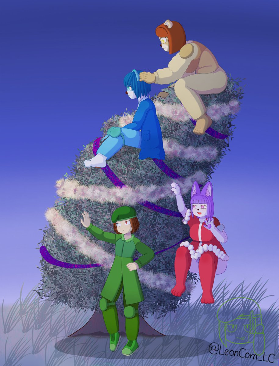 LeonCorn_LC's tweet image. 聖誕圖-補
#Christmas2025 #ケモノ #OC