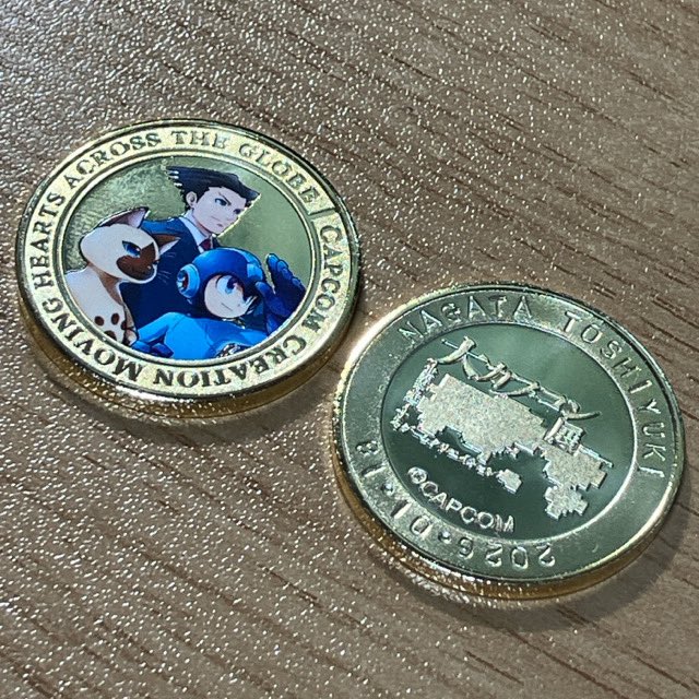 大カプコン展 公式図録 特装版 + 記念メダル 大カプコン展の記念メダル | 山沖純の7！8！9！純！！