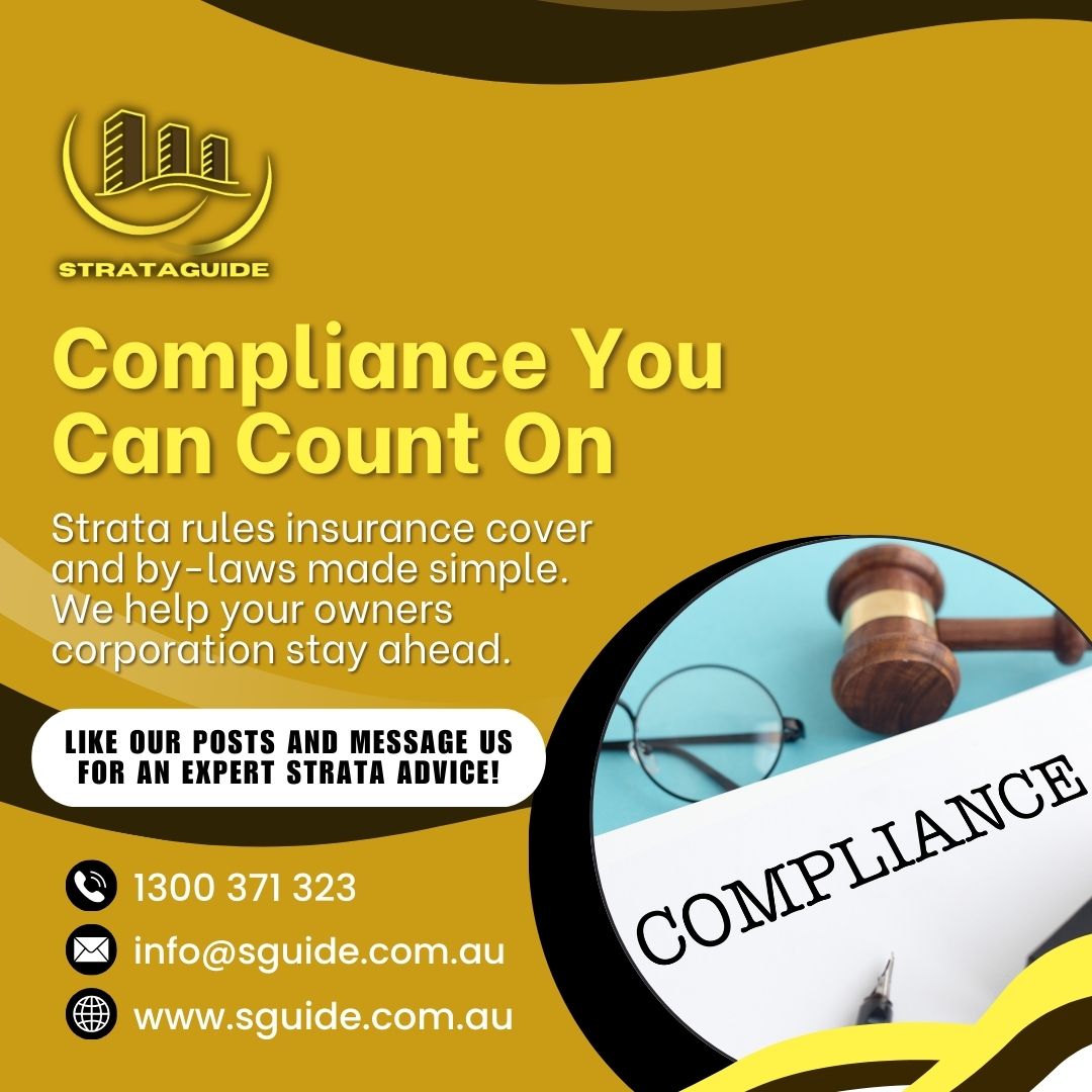 Compliance made simple with Strataguide for smarter strata rules by laws and insurance cover so your owners corporation stays ahead.

#strata #stratamanagement #ownerscorporation #bylaws #insurancecover #strataguide