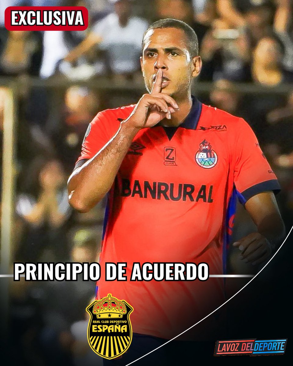 AlvaroDLaRocha's tweet image. 🚨 EXCL: Eddie Hernandez está a mínimos detalles de ser nuevo futbolista de Real Club Deportivo España.

Ya hay principio de acuerdo entre club y jugador. Ambas partes esperan concretar en las próximas horas su incorporación. Llegará como agente libre tras su paso por Municipal.…