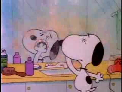 hudsnoopy's tweet image. beauty routine snoopy edition