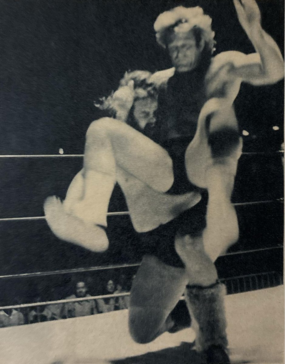 Found these photos from a Bruiser Brody group on Facebook <a href="/PaulOrndorffWWE/">Paul Orndorff (Legacy)</a> Brody vs Wonderful 1978