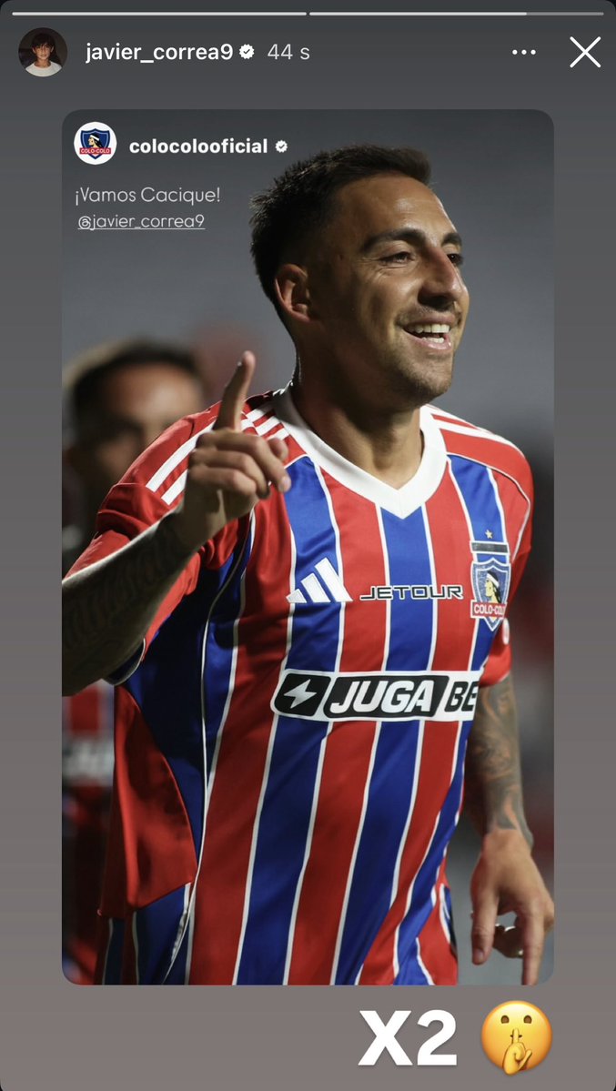 Me preocupa que un dia Javier Correa nos mande a callar después de un hattrick a Lautaro de Buin en un amistoso no televisado