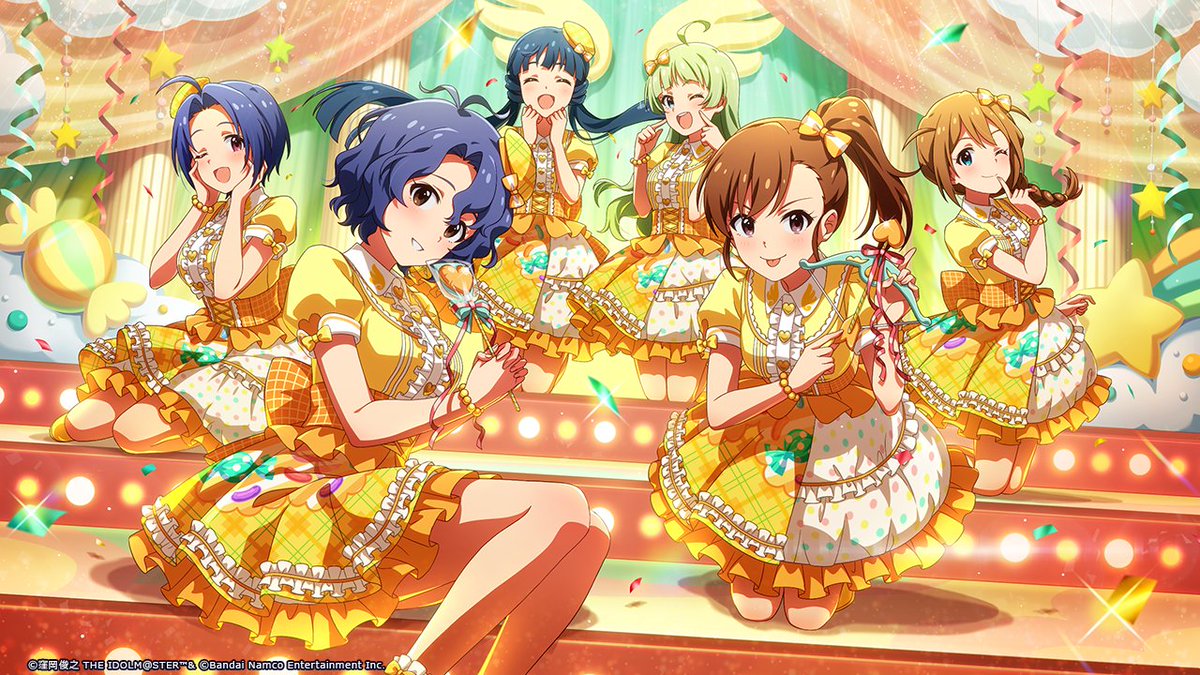 imasml_theater's tweet image. ┈┈┈ *⋆꒰ঌ💛໒꒱⋆*┈┈┈
プラチナスターツアービンゴ
　　～Especially Angel♡～
┈┈┈┈┈┈┈┈┈┈┈┈┈

風花『絶対に負けたくないから……
どうか、私を見ていてください！』

真美『Angel最強の名をかけて、
いざジンジョーに、勝負だー！』

#ミリシタ #バトルオブシアター