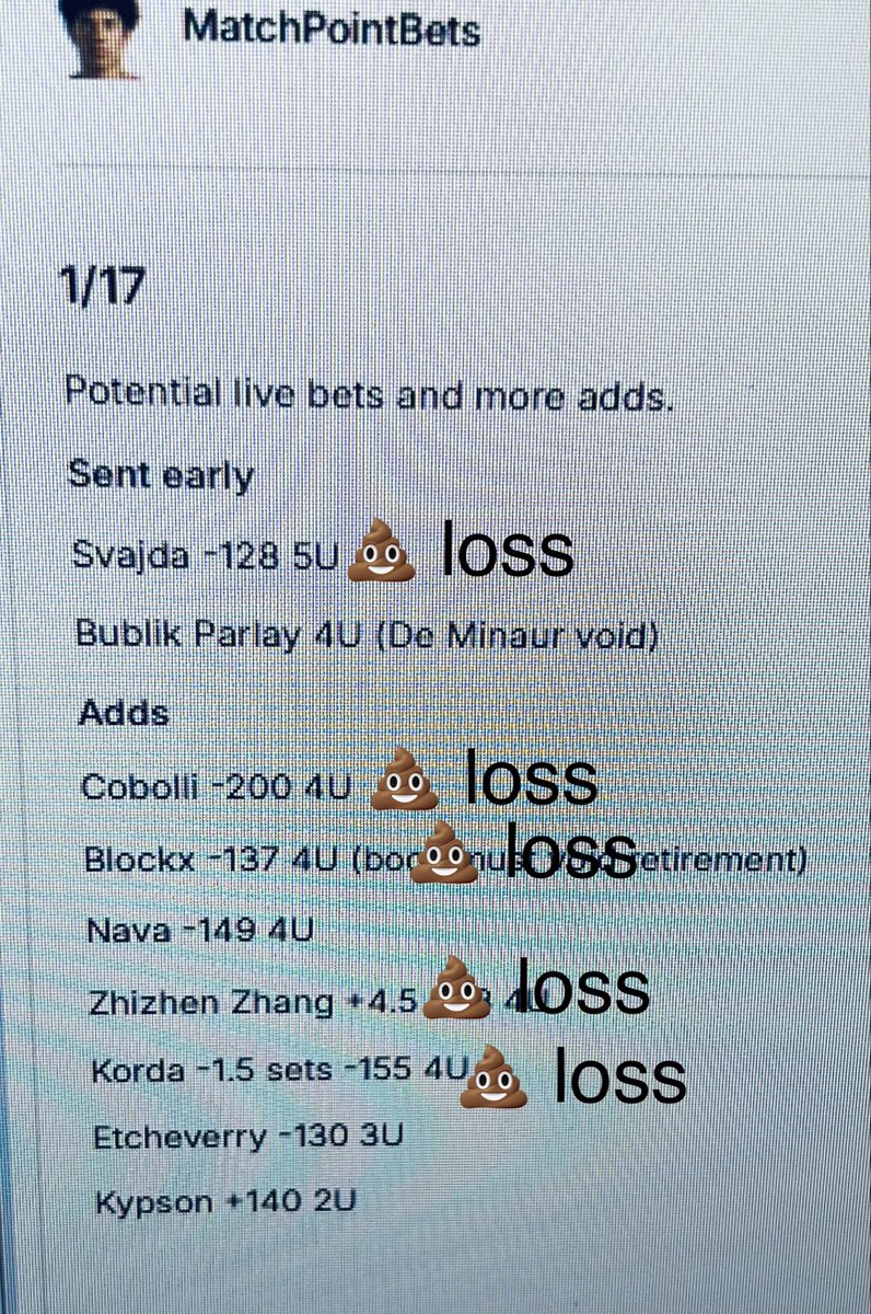 MeachunMike's tweet photo. @matchpo1ntbets https://t.co/Nm7vntFuoN