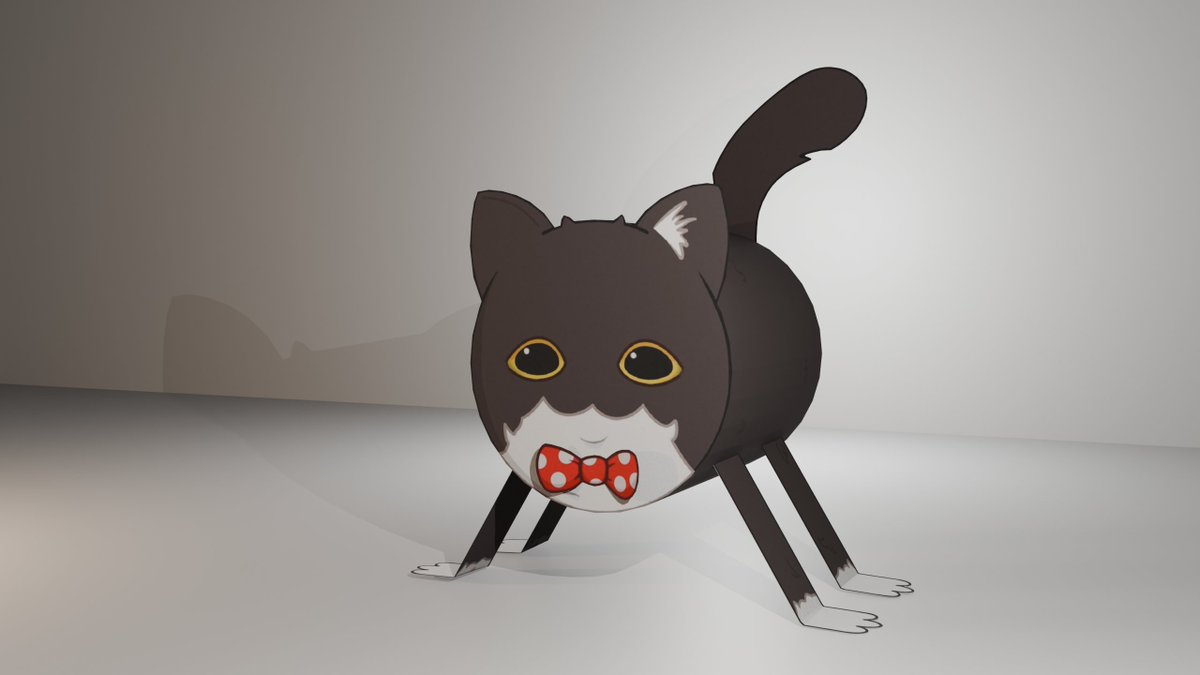 grausamkeeit's tweet photo. @unicouniuni3 @morchel I don't have a printer, so I made it in Blender https://t.co/hLsgJhqz1t